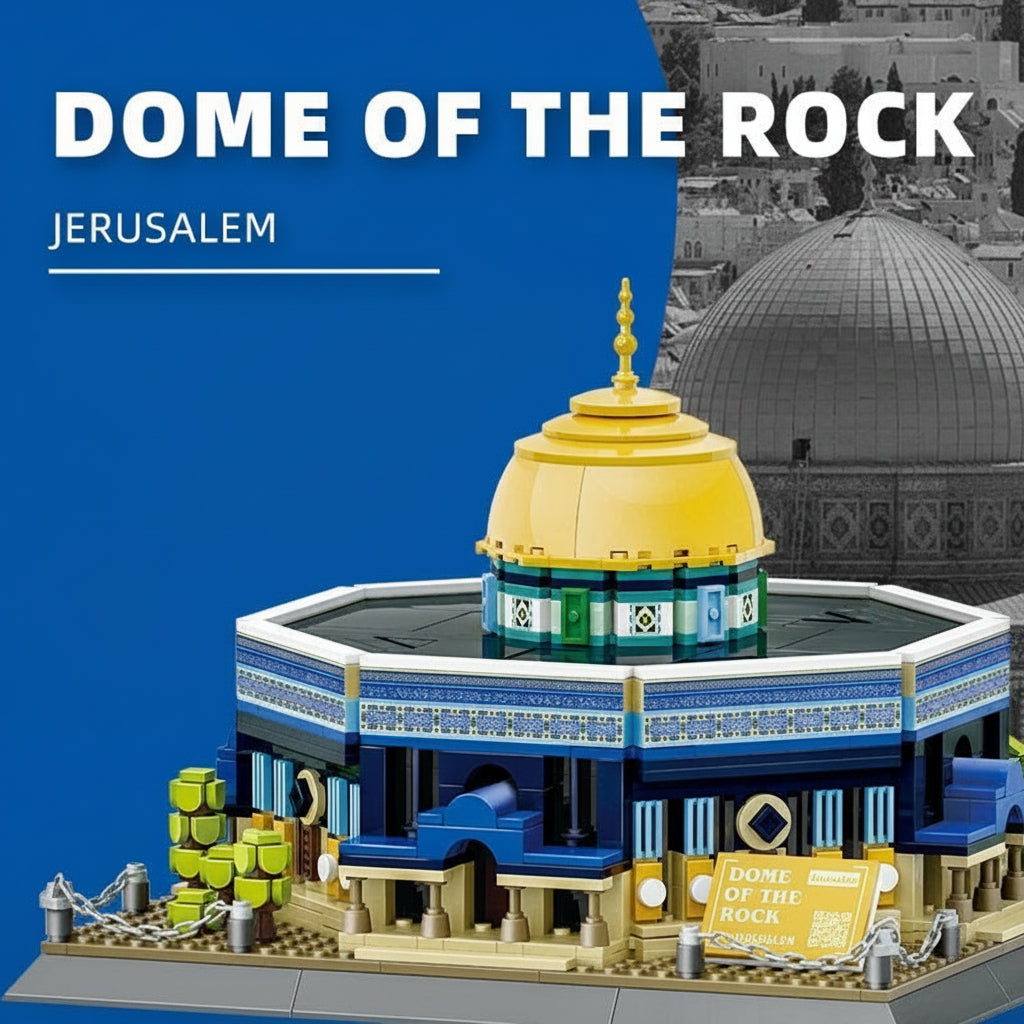 Buildable Masjid Al-Aqsa Blocks – Islamic Learning Brick Set