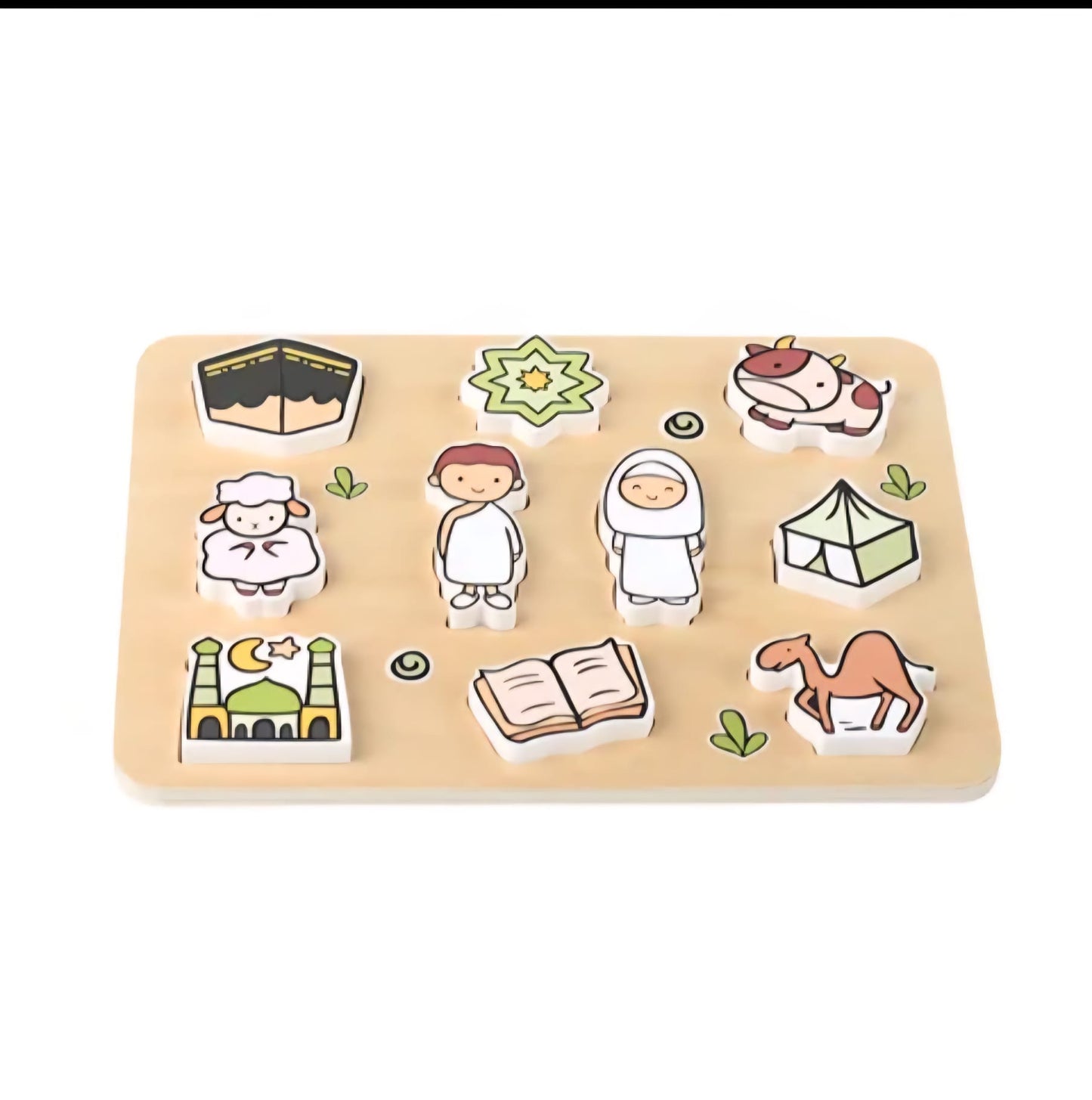 Islamic Picture Matching Board – Montessori Memory Game for Toddlers