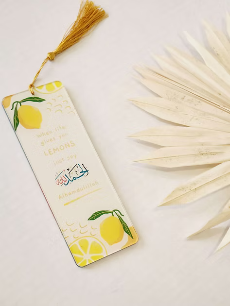 Acrylic Book Mark (double sided print)